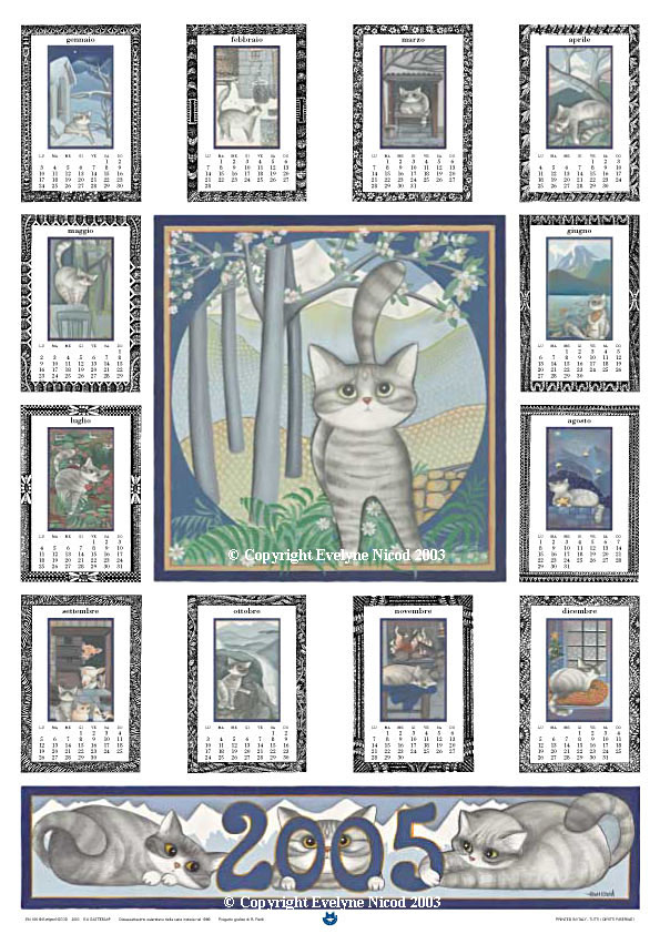 Calendario 2005 Gatteria �